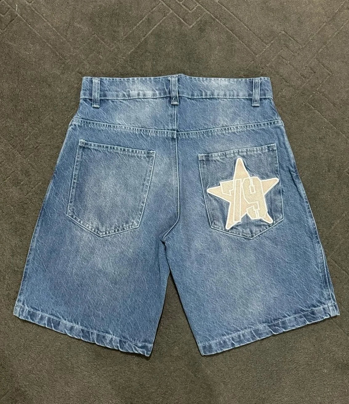 Economy of Motion Embroidered Jorts