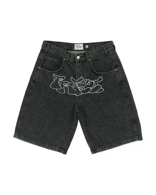 Raw Canvas Embroidered Denim