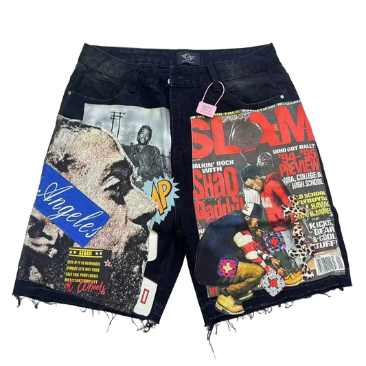Raw Canvas Embroidered Denim